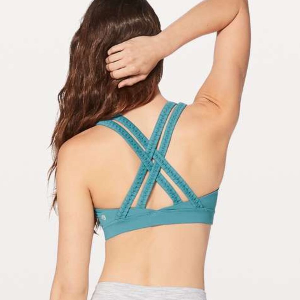 lululemon athletica Teal Strappy Sports Bra